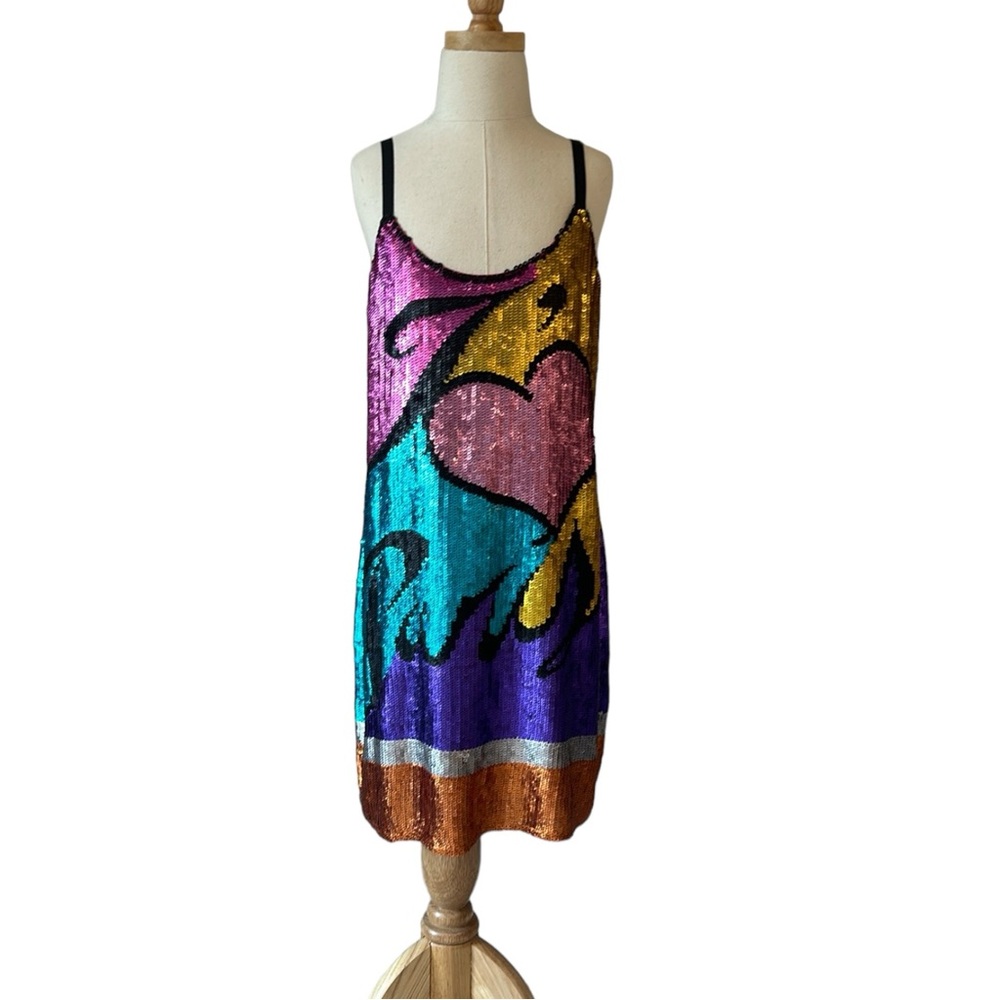 Catharine Malandrino sequin Paris dress